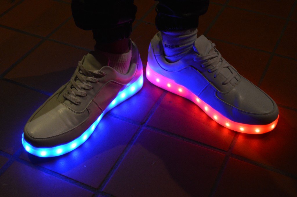 light-up shoes