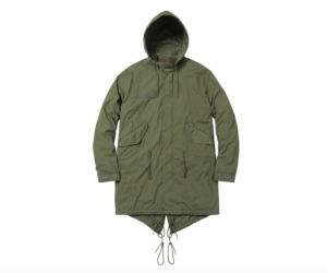 military green parka